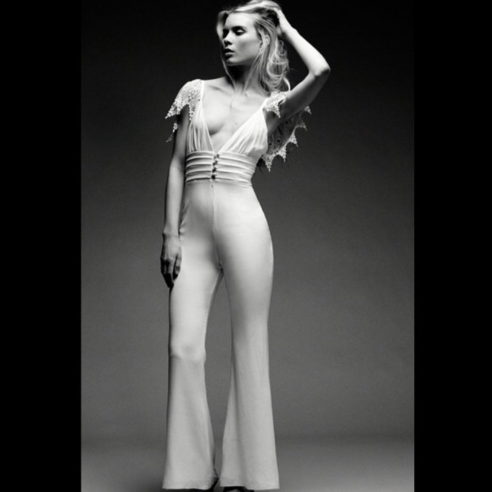 Stone Cold Fox White Jumpsuit NWT