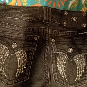 Miss Me Skinny size 28 Angel Wings