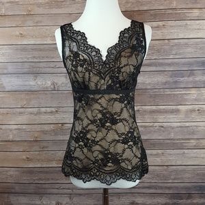 Ann Taylor Loft blank lace tank