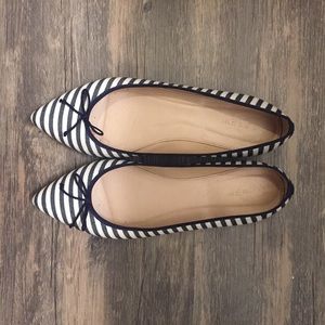 J. Crew Striped Flats