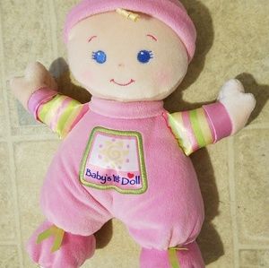 Fisher Price Baby's 1st Doll Rattle Toy