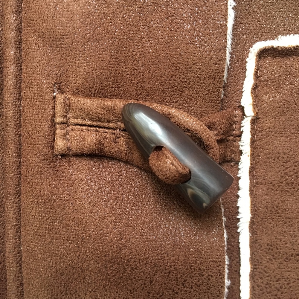 Athleta Faux Suede & Shearling Coat - Picture 6 of 8