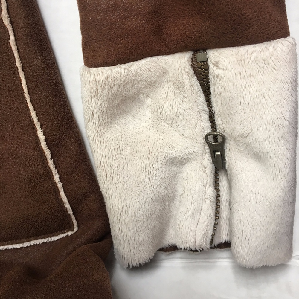 Athleta Faux Suede & Shearling Coat - Picture 5 of 8