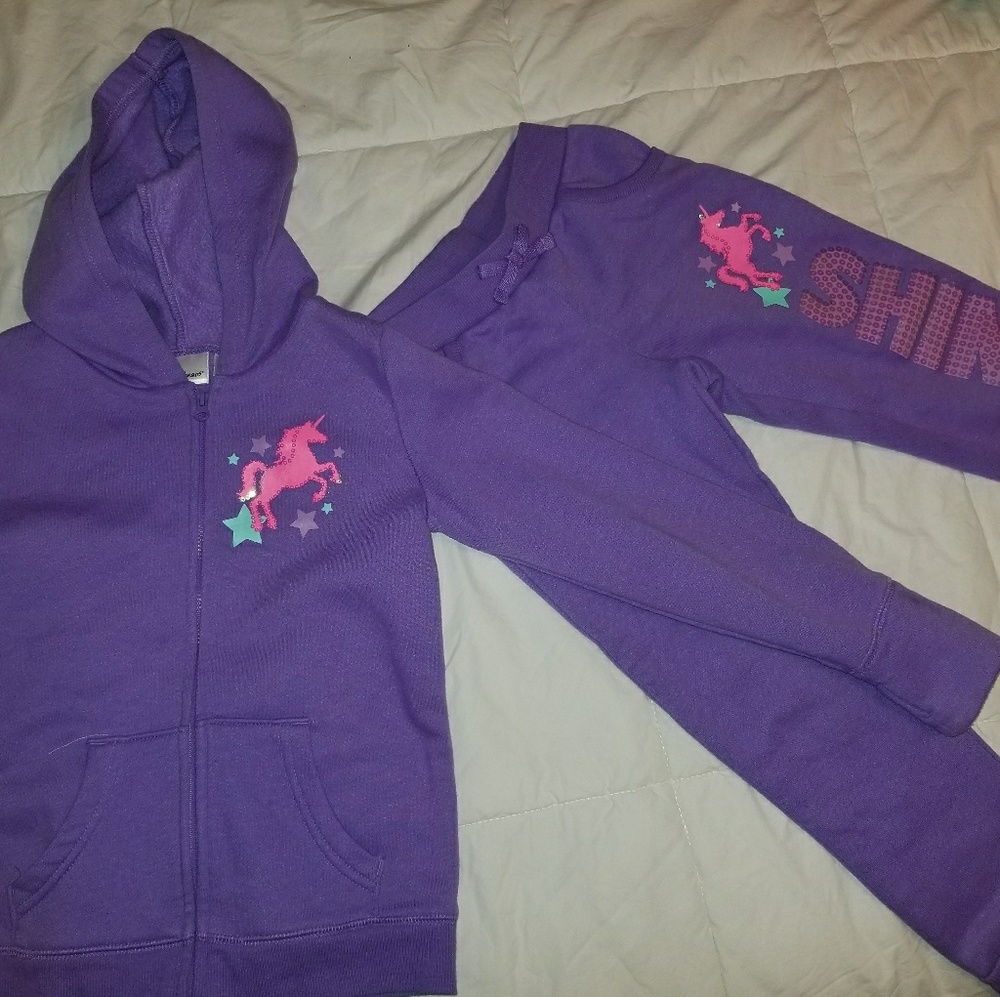 Shiny Unicorn Sweat shirt/pants outfit🦄