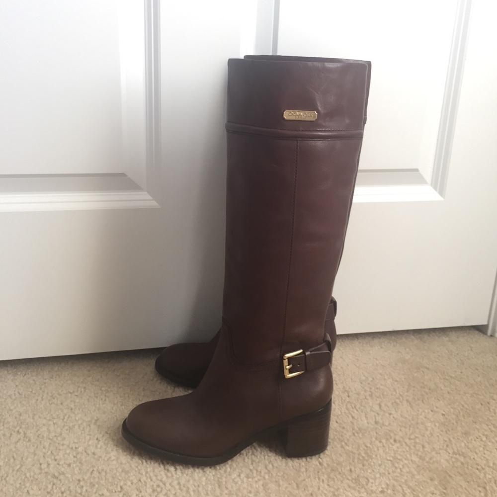 COACH leather boots