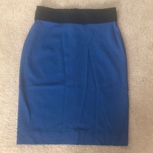 BCBG blue pencil skirt.