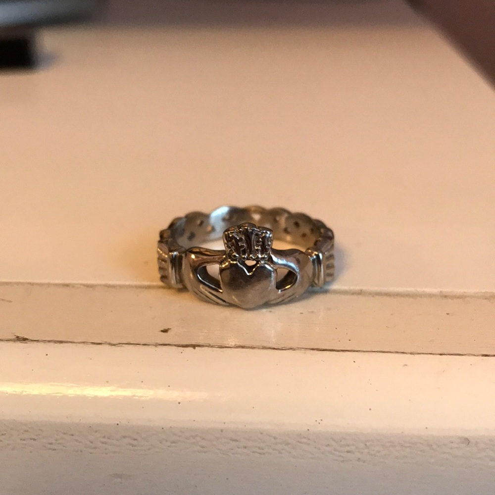 Stainless steel Claddagh ring