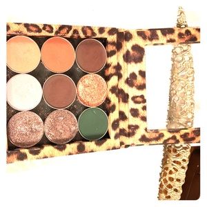 Z palette w/makeup geek shadows