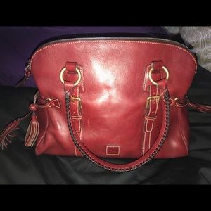 Dooney Florentine leather domed satchel
