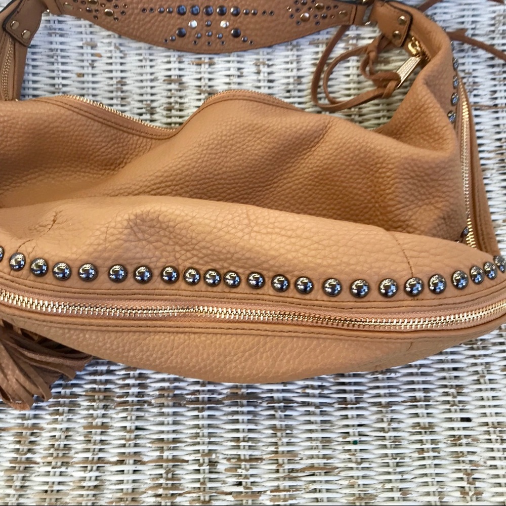 NWOT •RARE• Rebecca Minkoff ‘Austin Bailey’ Large Hobo in Brown Leather - Picture 4 of 8