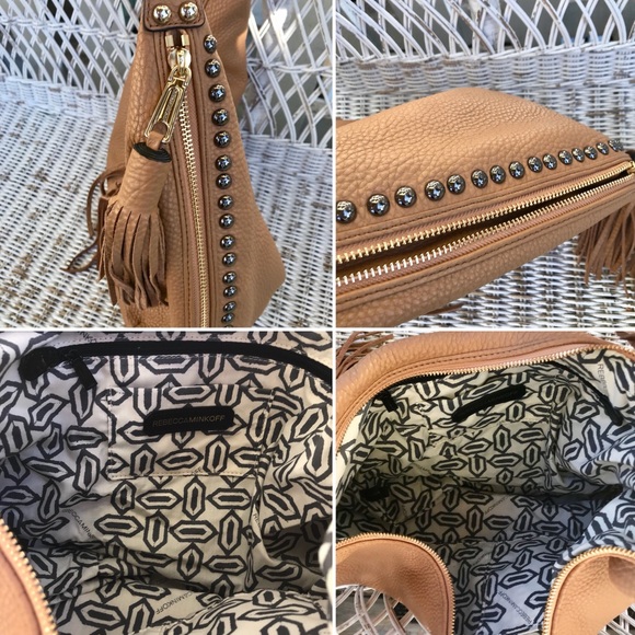 NWOT •RARE• Rebecca Minkoff ‘Austin Bailey’ Large Hobo in Brown Leather - Picture 7 of 8