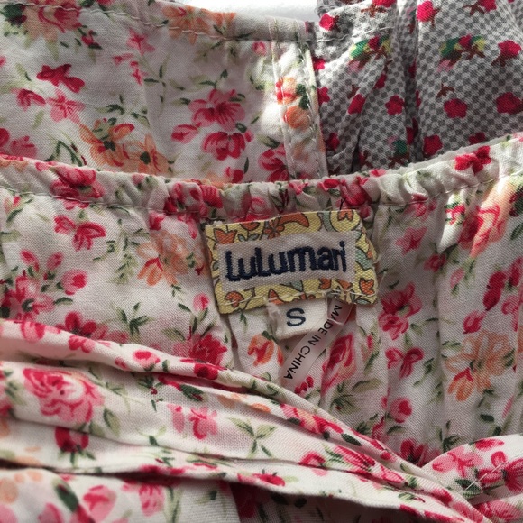 Lulumari Floral Embroidered Dress Size Small - Picture 7 of 7