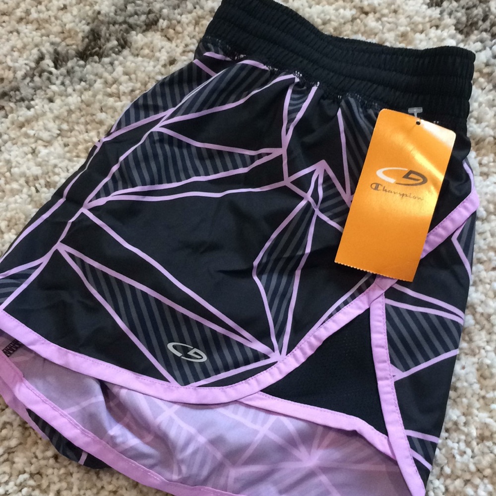 Champion athletic shorts size small. NWT!! Purple