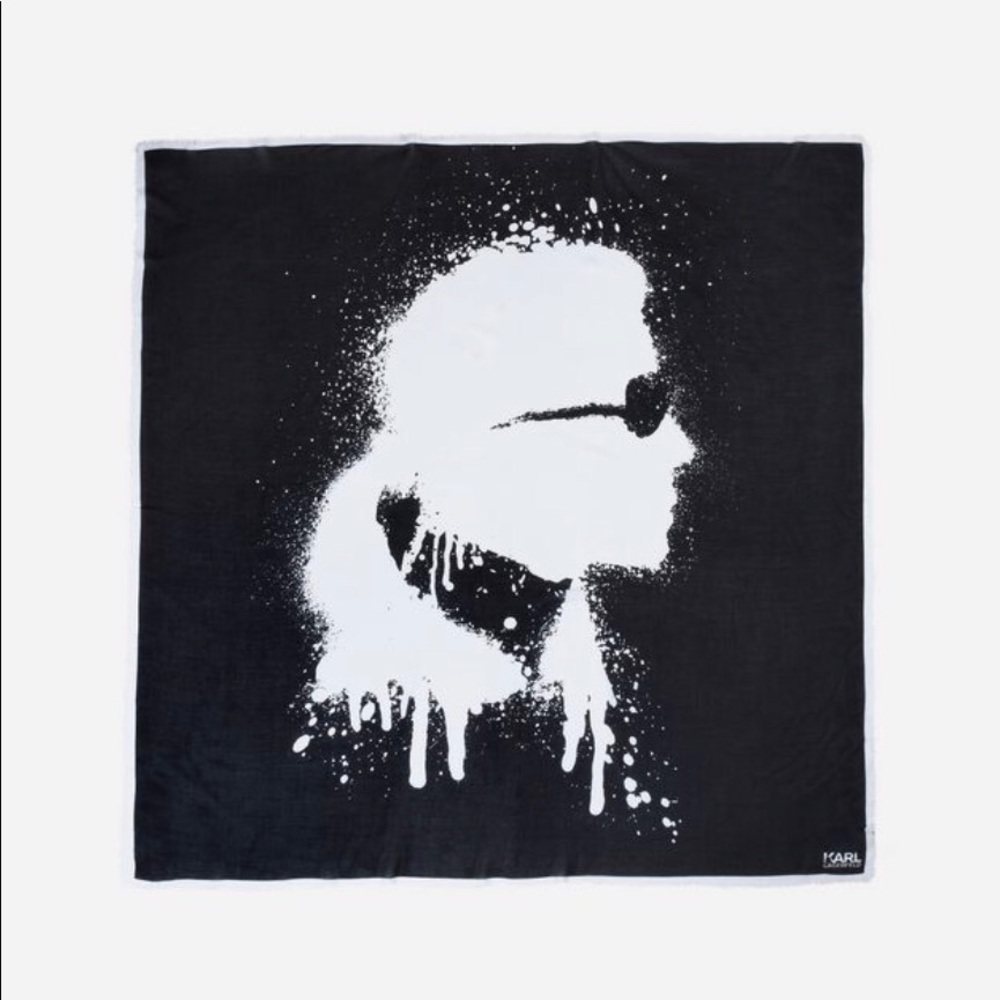 Karl Lagerfeld scarf