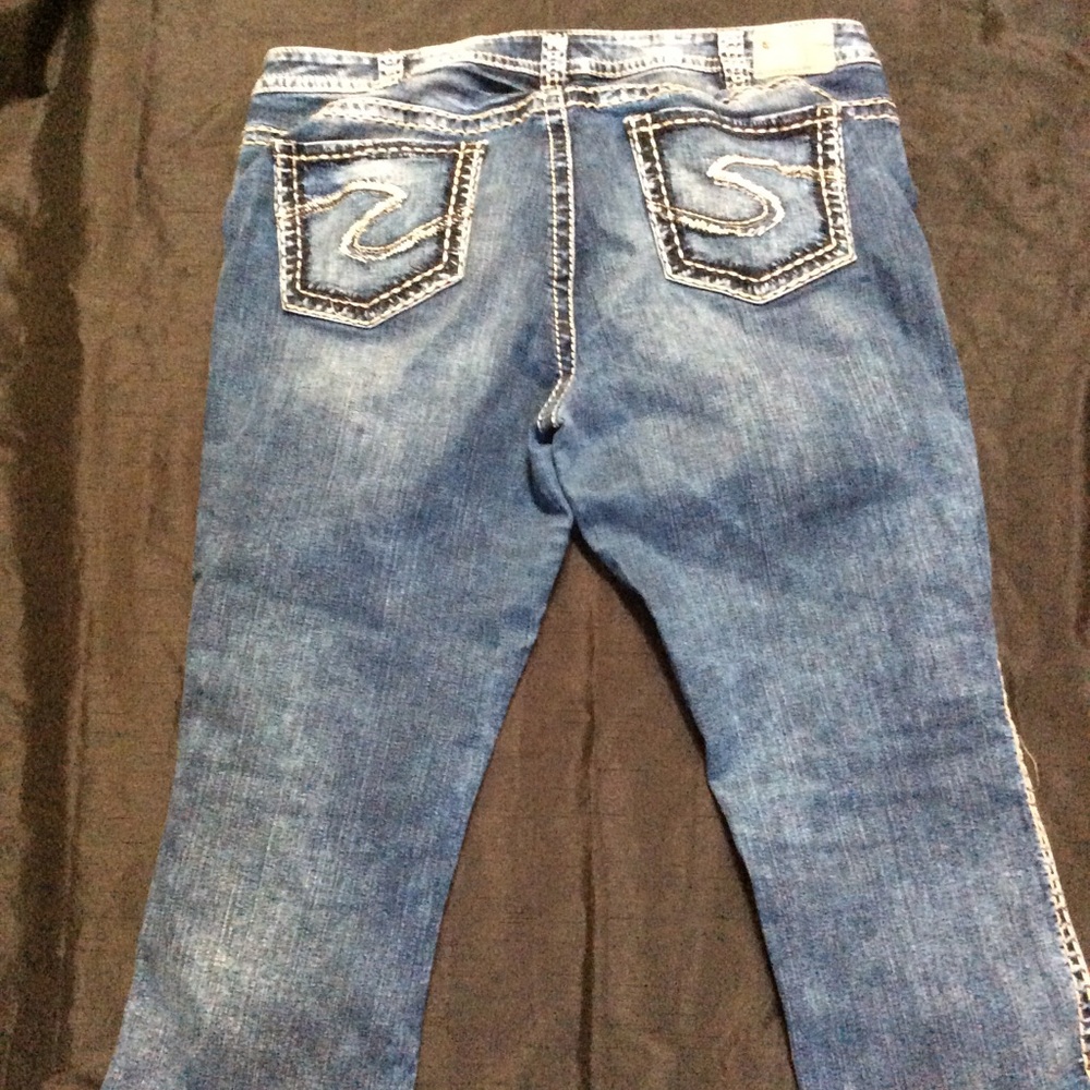 Silver suki mid Capri jeans Sz. 20
