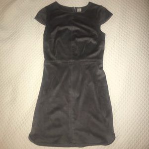 Suede mini dress