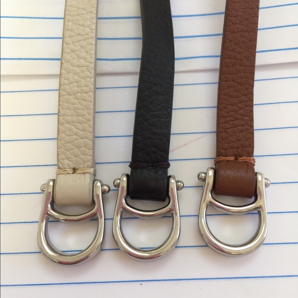 3xagnier leather bracelets double around wrist - Picture 1 of 8