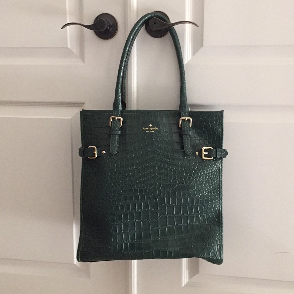 Beautiful Green Kate Spade Tote!