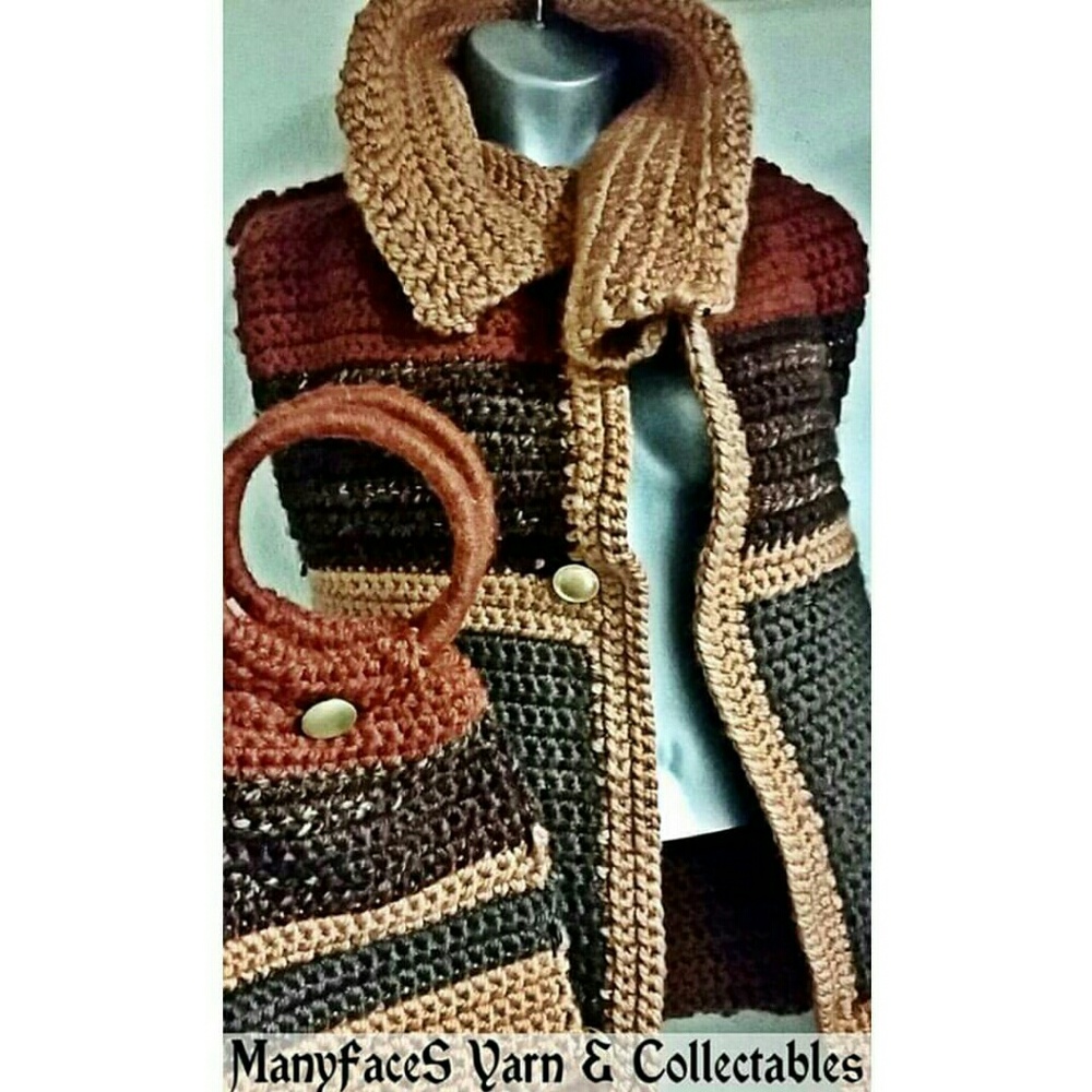 Sweater Vest & Purse