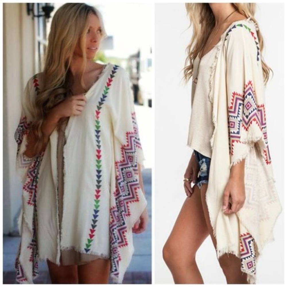 New Tribal Boho Hippie Kimono