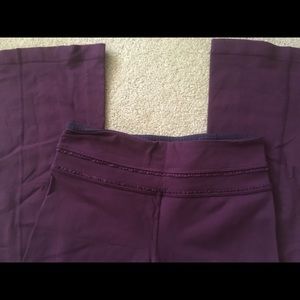 Lululemon Ruffled Up Maroon Groove Pants 6 EUC