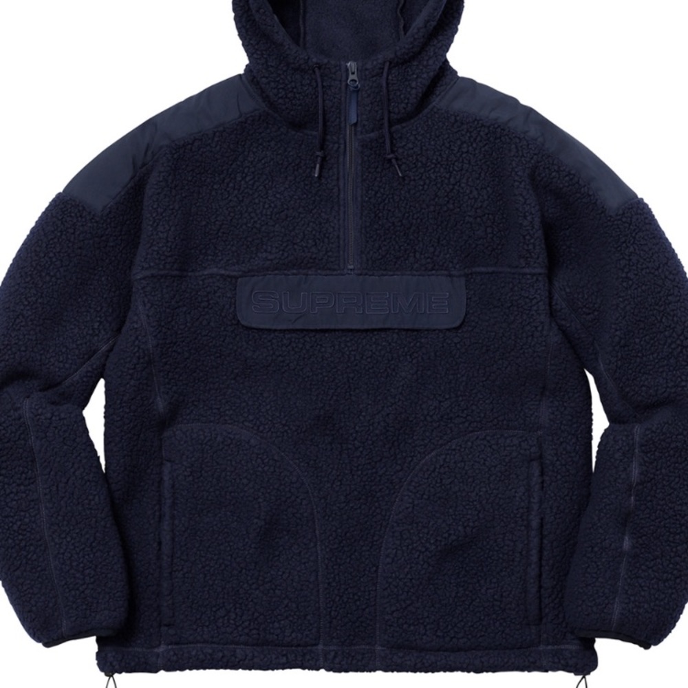Supreme polartec fleece hoodie