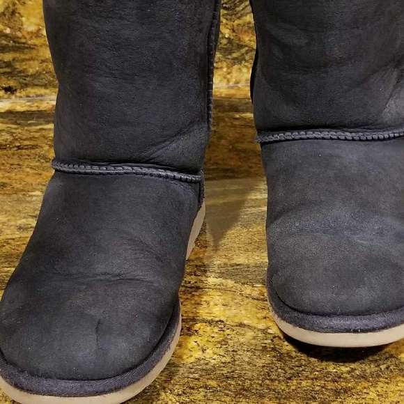 👢Ugg Bailey Bows Navy Blue Boots💝Size 6👢 - Picture 8 of 8