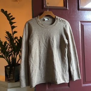 J. Crew cashmere blend sweater