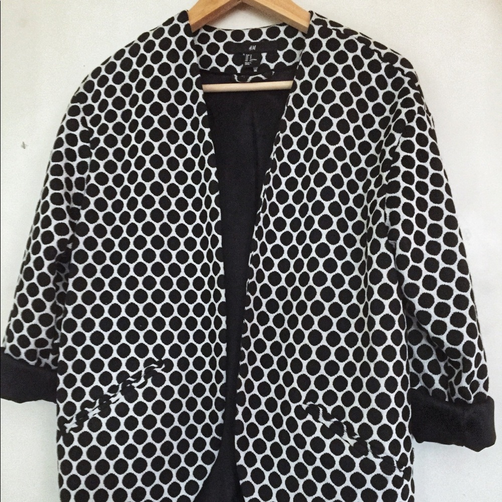 A Black and White Blazer