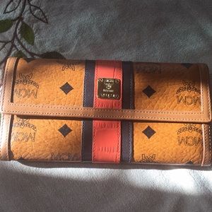 Large MCM Trifold Wallet