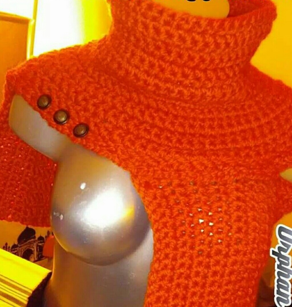 Crotçhet Sweater Vest