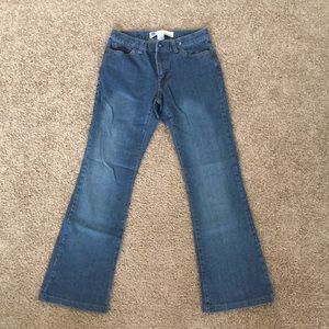 GAP low rise flare stretch jeans size 4