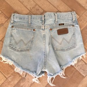 Wrangler High Waisted Cutoff Shorts