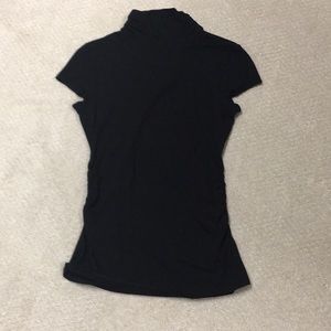 Mock turtle neck top