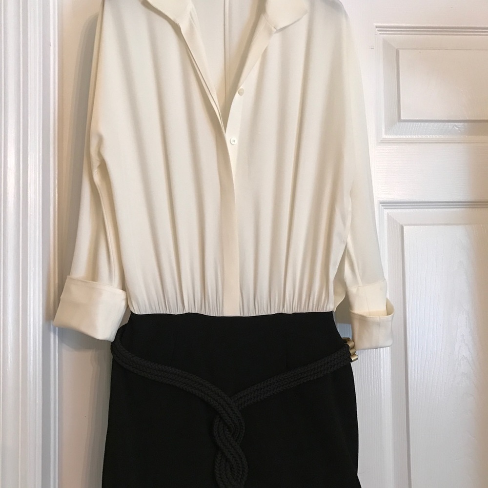 Silk Top w/ Black Skirt w/ Rope