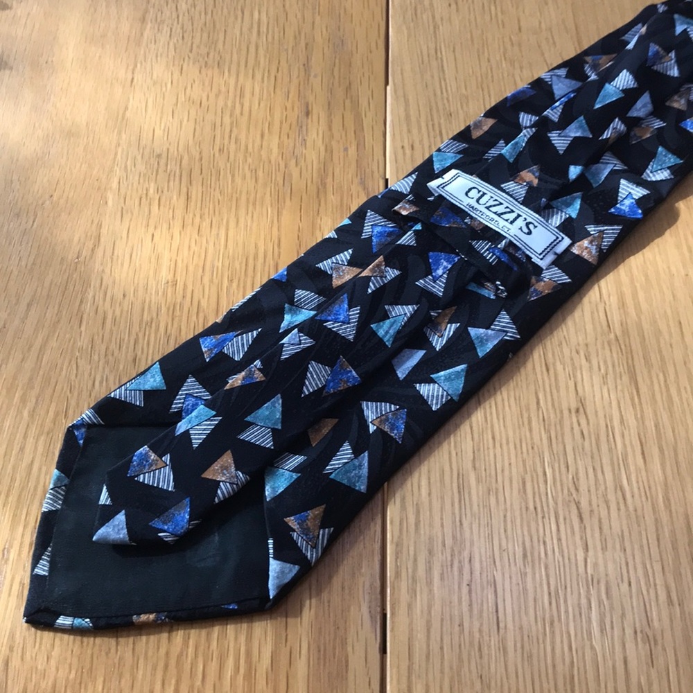 Rare Geo Print Tie Vintage
