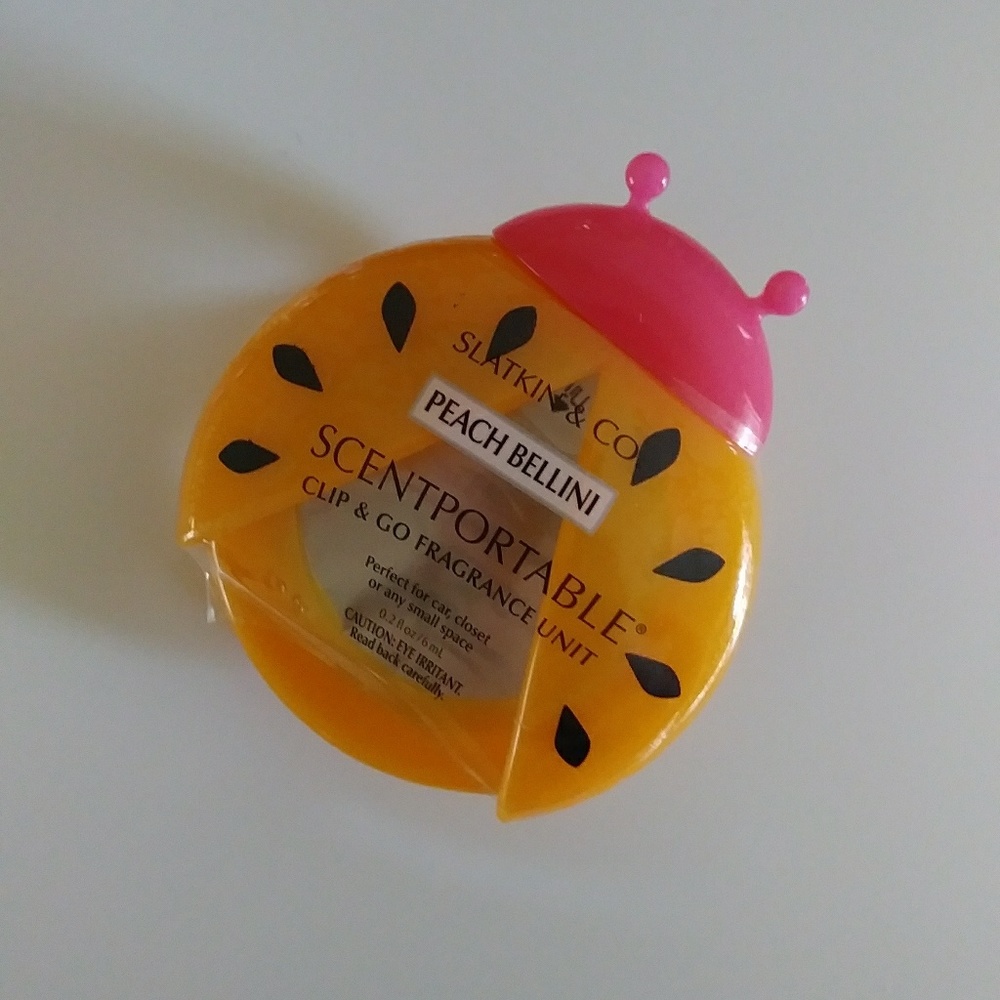 Lady bug shaped B&BW Peach Bellini Scent Portable