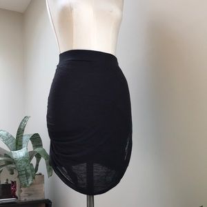 Free People tight black mini