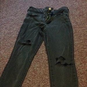 Black skinny jeans