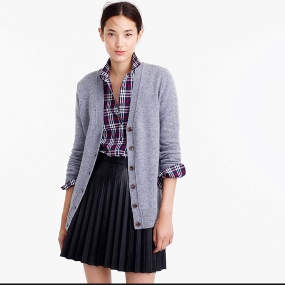 J. Crew Sweaters - J.Crew Classic V-neck cardigan in Donegal wool XL