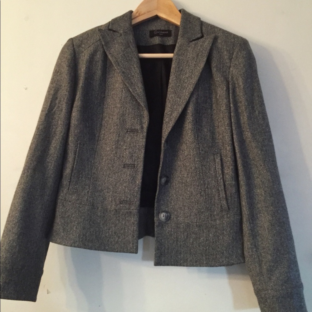 Grey Wool Blazer