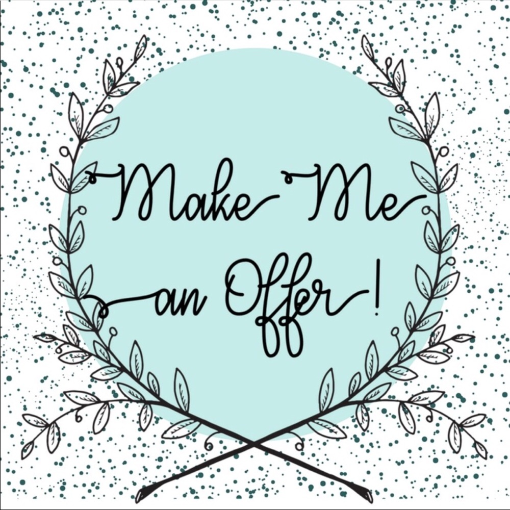 Reasonable offers, please 🌸❤️🌷