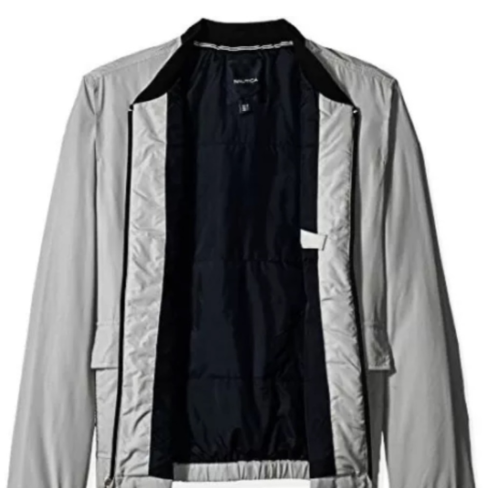 Nautica Men's Bomber grey Jacket