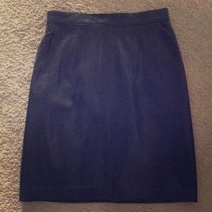 Maxima Leather skirt