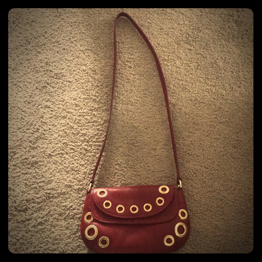 ColeHaan Mini Red shoulder purse