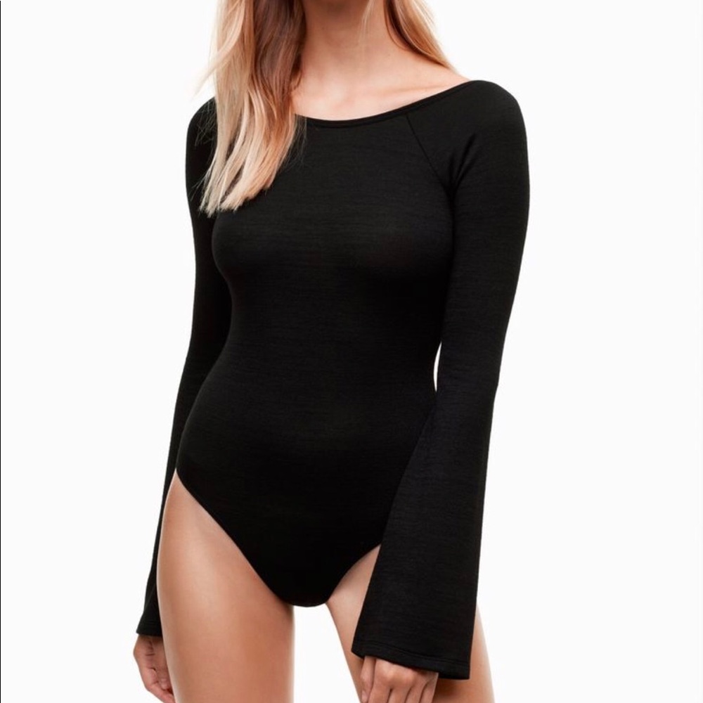 Aritzia bell sleeve bodysuit