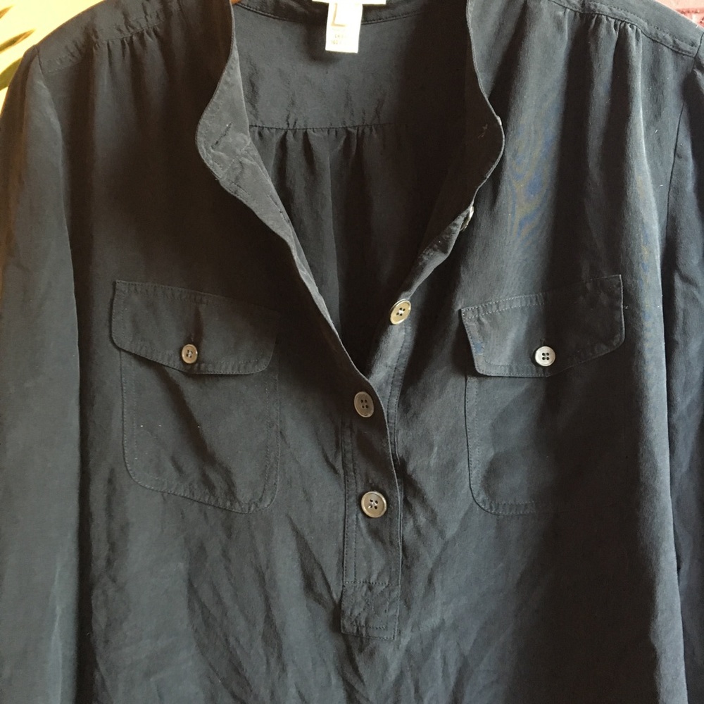 J. Crew 100% silk top