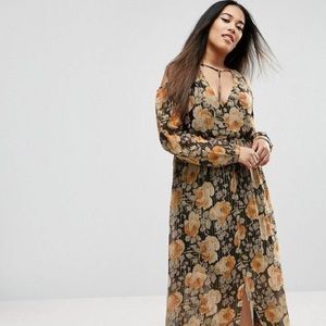 Floral ASOS Curve Dress