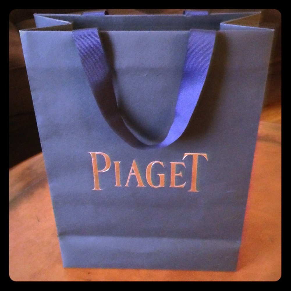 Authentic Piaget Bag with Satin Ribbon Handle