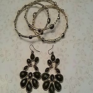 Bracelets  and earrings lowering the  price